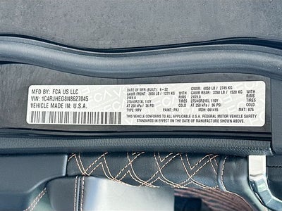 2022 Jeep Grand Cherokee Summit RESERVE