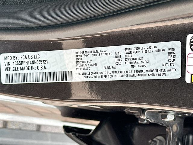 2022 RAM 1500 Limited 5.7 HEMI V-8