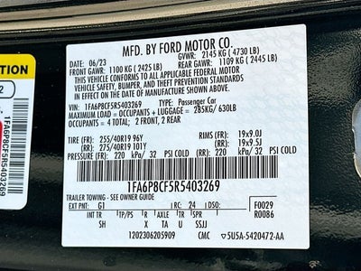 2024 Ford Mustang GT Premium PERFORMANCE PACKAGE