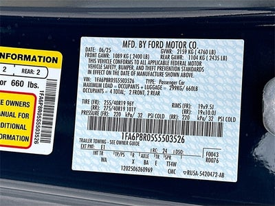 2025 Ford Mustang Dark Horse