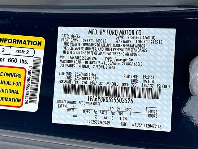 2025 Ford Mustang Dark Horse