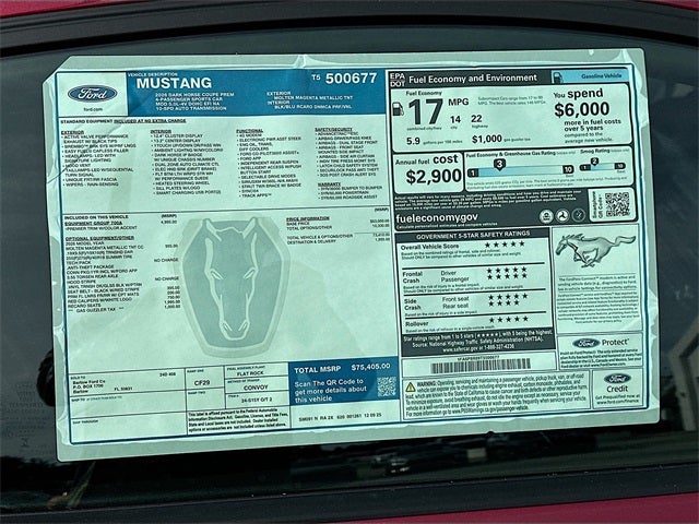 2026 Ford Mustang Dark Horse