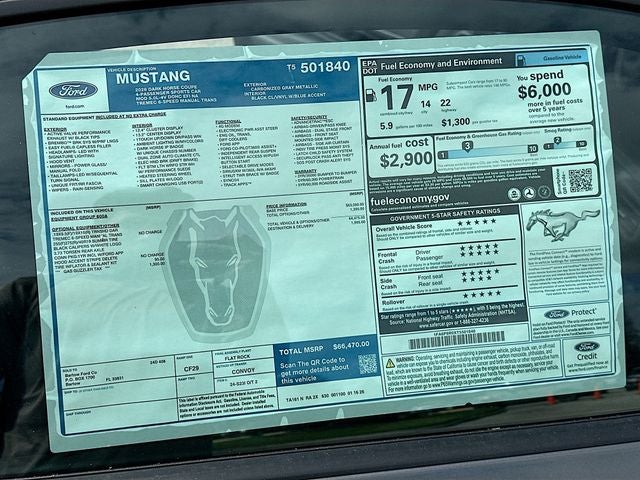 2026 Ford Mustang Dark Horse