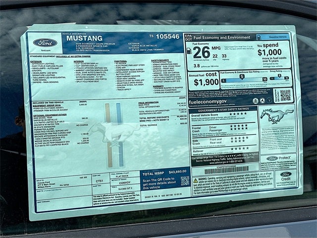 2026 Ford Mustang EcoBoost Premium