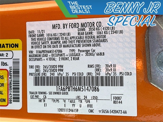 2021 Ford Mustang EcoBoost Premium