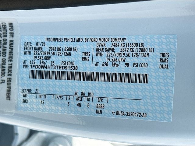 2026 Ford F-450SD XL KNAPHEIDE 11' GOOSENECK