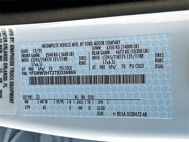 2026 Ford F-350SD XL KNAPHEIDE 9' GOOSENECK