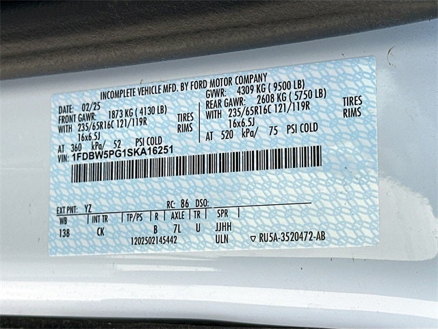 2025 Ford Transit-350 KNAPHEIDE KUV129SU-FT