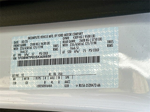 2025 Ford Transit-350 Base