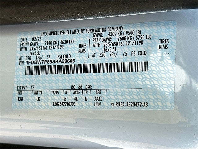 2025 Ford Transit-350 Base