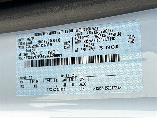 2025 Ford Transit-350 KNAPHEIDE KUV129SU-FT