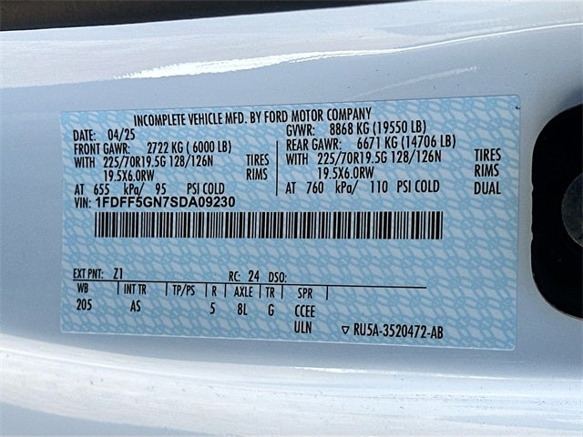 2025 Ford F-550SD XL DRW