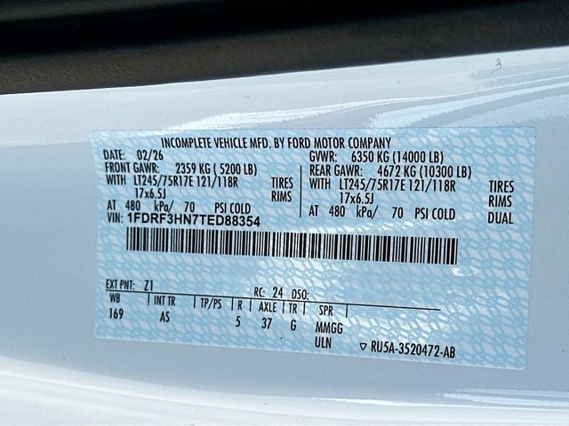 2026 Ford F-350SD XL DRW 4WD REG CAB