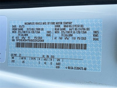 2025 Ford F-550SD XL KNAPHEIDE CRANE