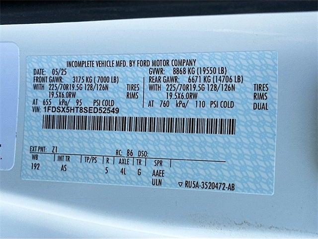 2025 Ford F-550SD XL KNAPHEIDE CRANE