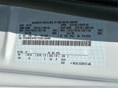 2026 Ford E-350SD Base Cutaway