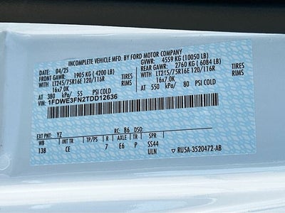 2026 Ford E-350SD Base Cutaway