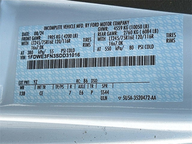 2025 Ford E-350SD Base Cutaway