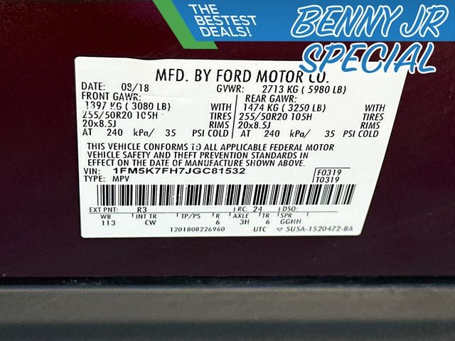 2018 Ford Explorer Limited