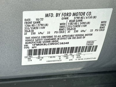 2022 Ford Explorer King Ranch 3.0 V6