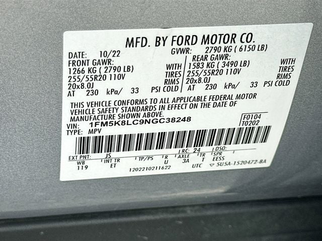 2022 Ford Explorer King Ranch 3.0 V6