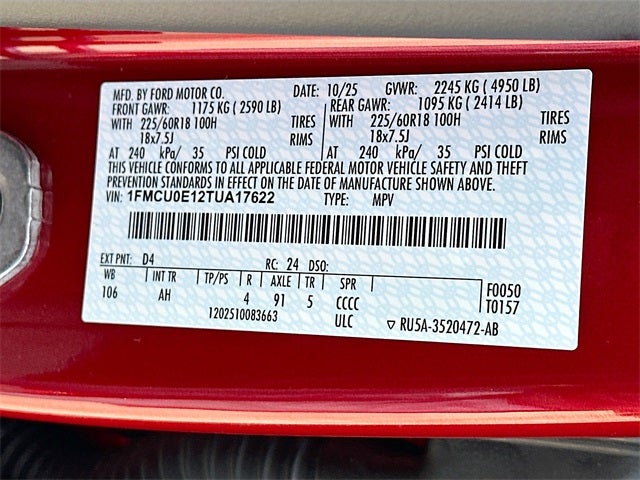 2026 Ford Escape Plug-In Hybrid Base