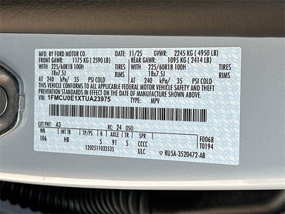 2026 Ford Escape Plug-In Hybrid Base