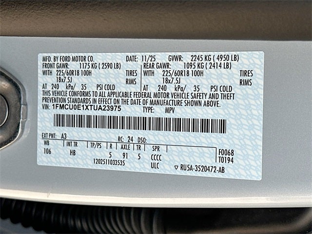 2026 Ford Escape Plug-In Hybrid Base