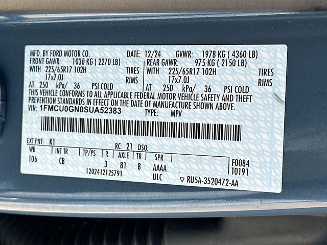 2025 Ford Escape Active