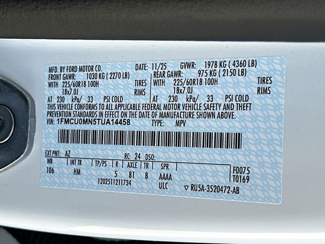 2026 Ford Escape ST-Line