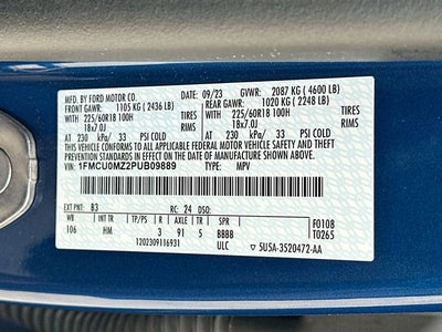 2023 Ford Escape Hybrid ST-Line HYBRID