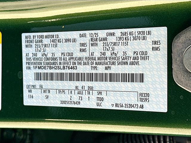 2025 Ford Bronco Big Bend