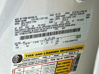 2022 Ford Expedition Platinum