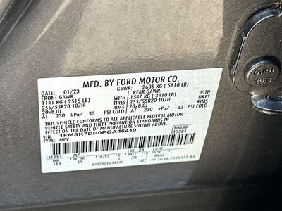2023 Ford Explorer XLT SPORT APPEARANCE PACK