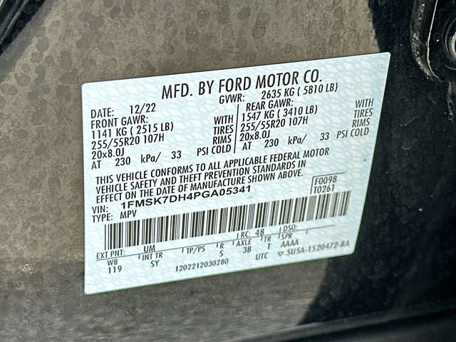 2023 Ford Explorer XLT SPORT APPEARANCE PACK