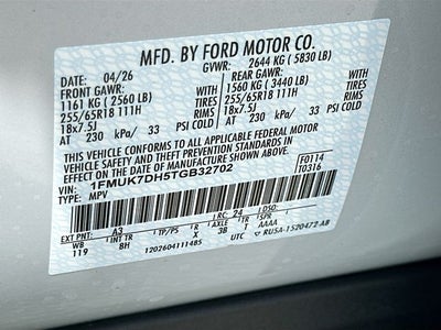 2026 Ford Explorer Active