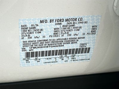 2026 Ford Explorer Platinum