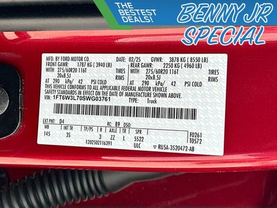 2025 Ford F-150 Lightning Flash EXTENDED BATTERY