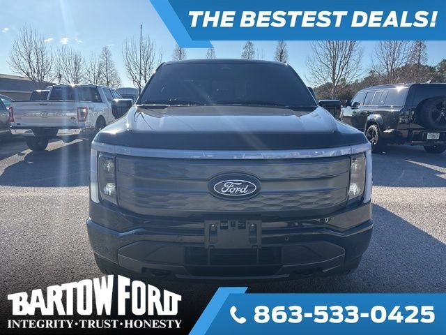 Used 2025 Ford F-150 Lightning Lariat with VIN 1FT6W5L71SWG00590 for sale in Bartow, FL