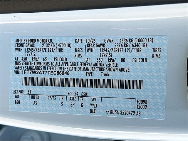 2026 Ford F-250SD XL 2WD CREW CAB