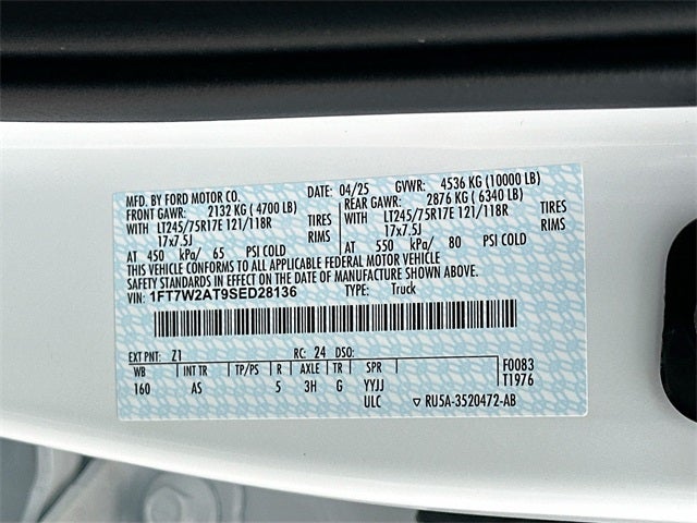 2025 Ford F-250SD XL 2WD CREW CAB