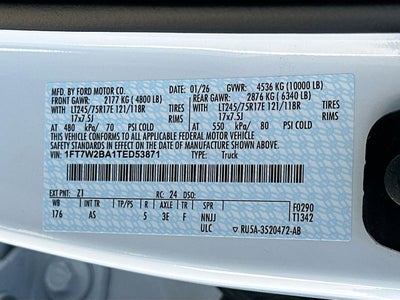 2026 Ford F-250SD XL 4WD CREW CAB