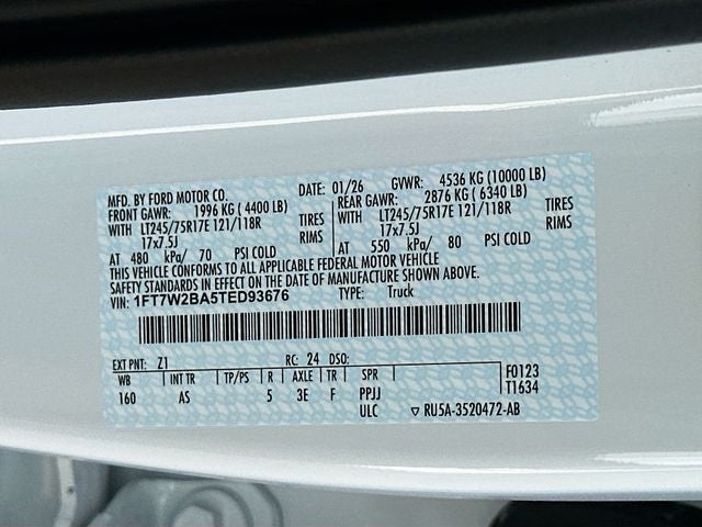 2026 Ford F-250SD XL 4WD CREW CAB