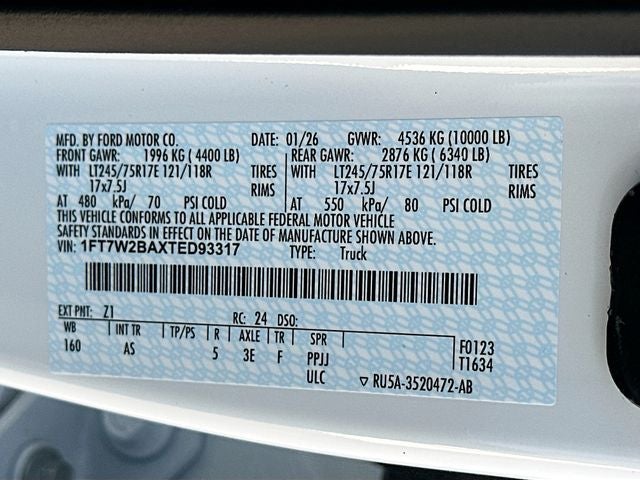 2026 Ford F-250SD XL 4WD CREW CAB