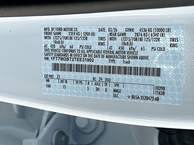2026 Ford F-250SD XL 4WD CREW CAB