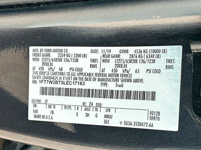 2020 Ford F-250SD Platinum 6.7 DIESEL