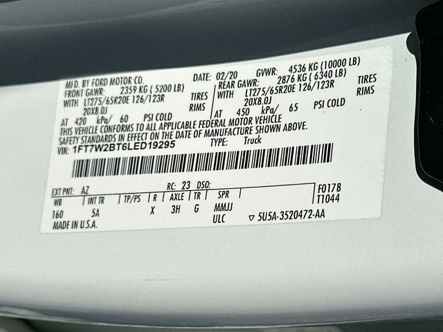2020 Ford F-250SD Lariat 6.7 DIESEL