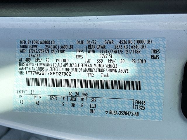 2025 Ford F-250SD XL 6.7 DIESEL