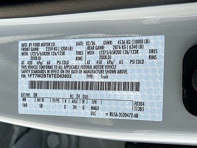 2026 Ford F-250SD Lariat 4WD CREW CAB