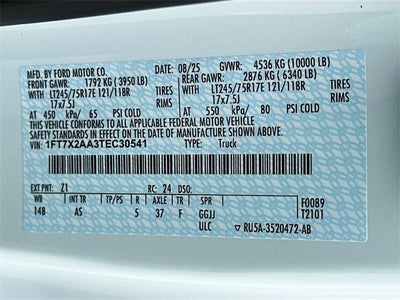 2026 Ford F-250SD XL 2WD SUPER CAB